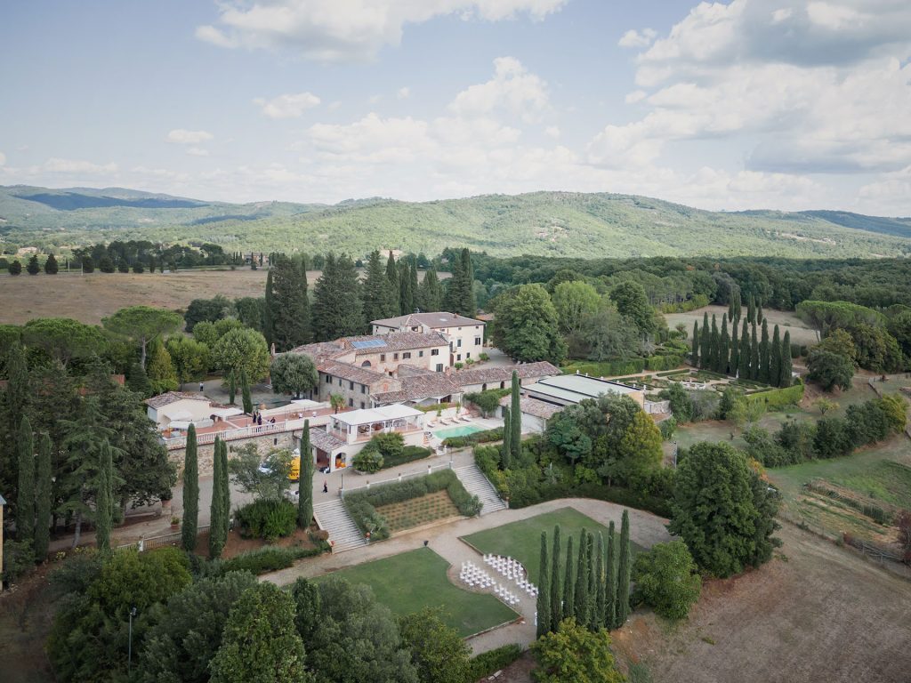 Villa La Selva Wine Resort wedding venue in Tuscany