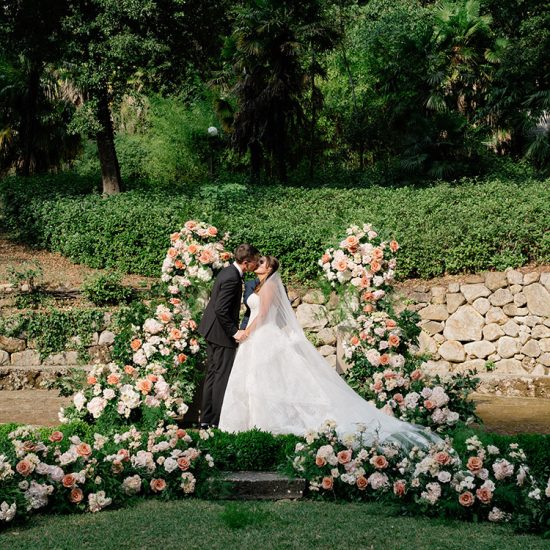 Symbolic blessing at Villa Monaciano Siena