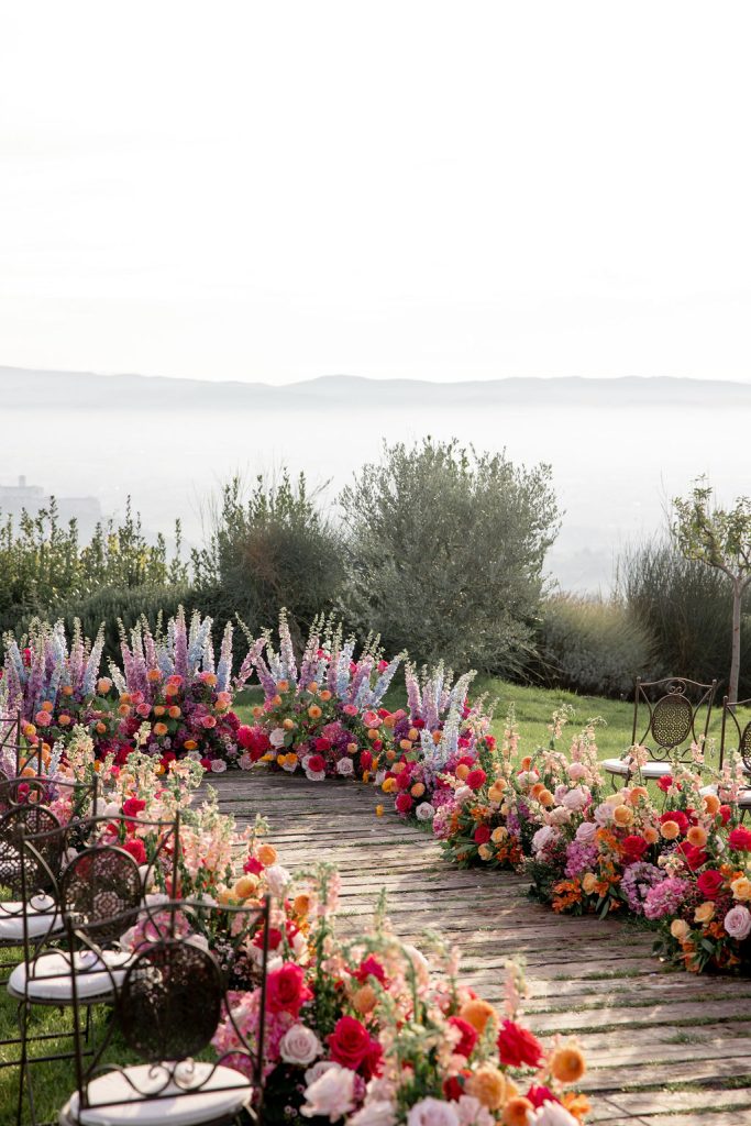 Jennifer and Wills blessing in Assisi, central Italy