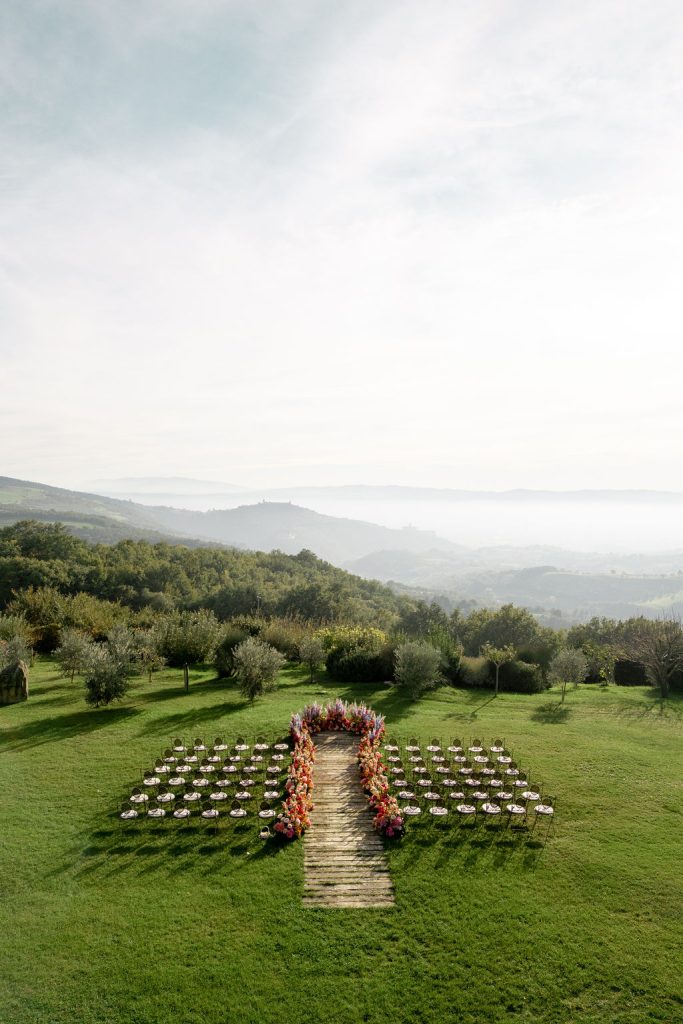 Jennifer and Wills blessing in Assisi, central Italy