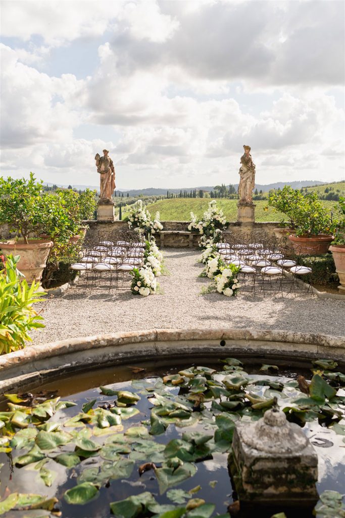 Villa Corsini a Mezzomonte formal wedding