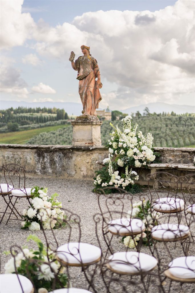 Villa Corsini a Mezzomonte formal wedding