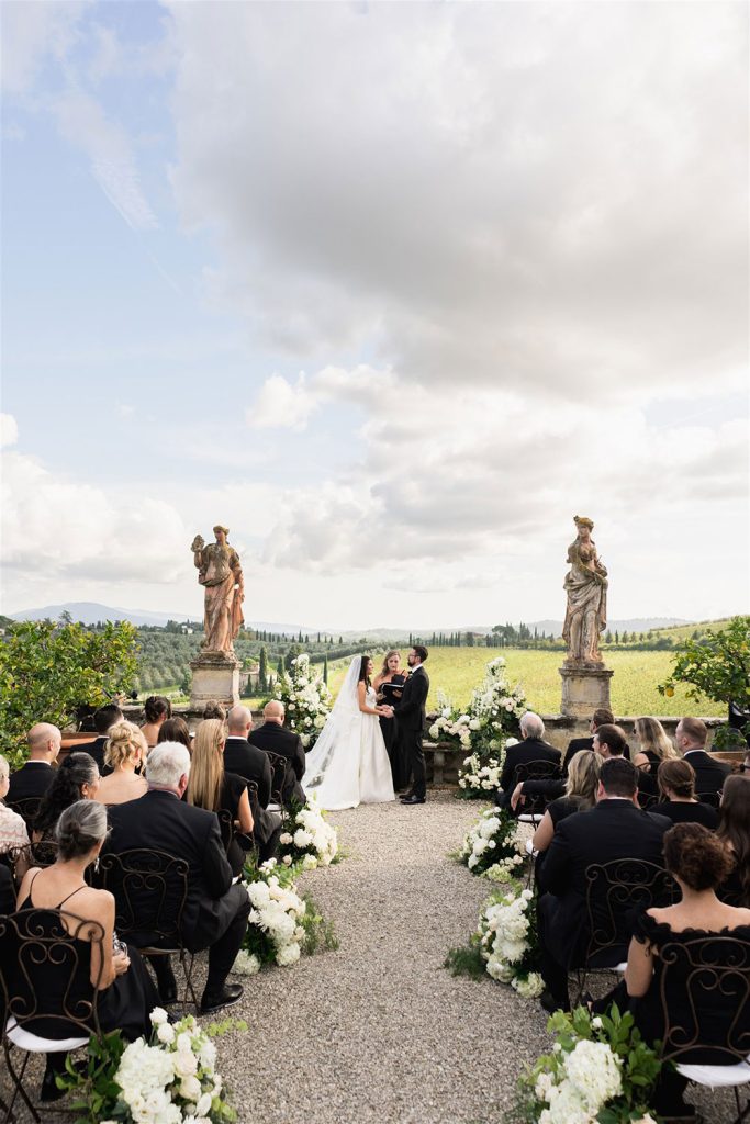 Villa Corsini a Mezzomonte formal wedding