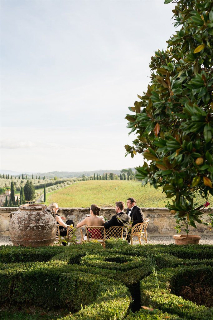 Villa Corsini a Mezzomonte formal wedding